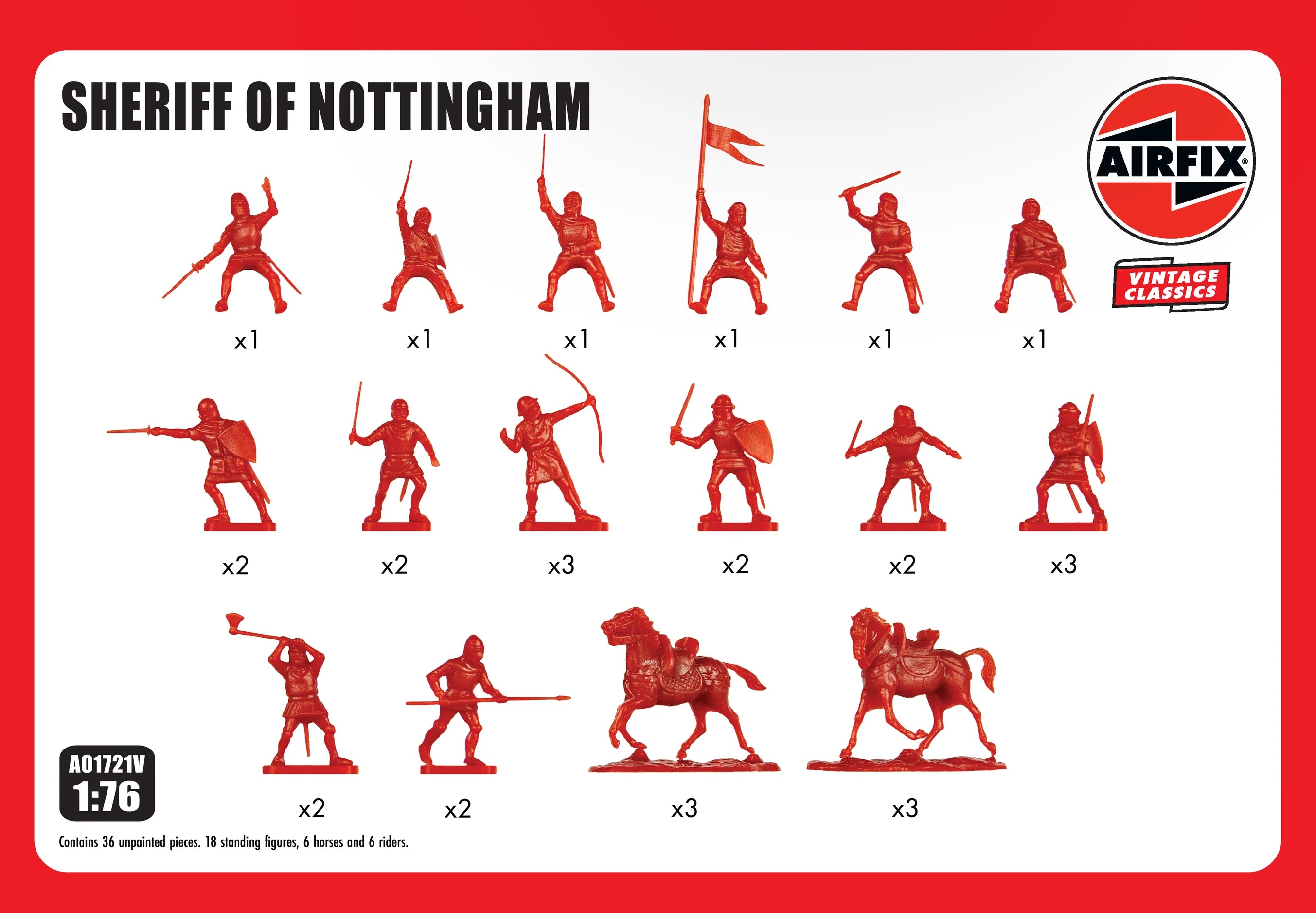 Airfix Sheriff of Nottingham Model Kit Set