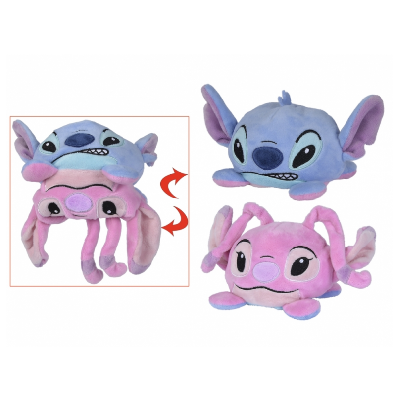 Disney Reversible Stitch & Angel Soft Toy
