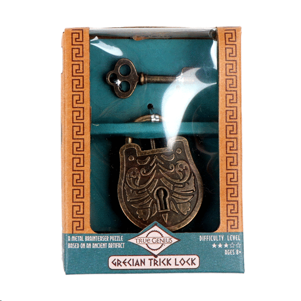 True Genius Grecian Trick Lock Puzzle