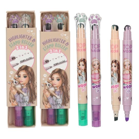 TOPModel Highlighter and stamp roller