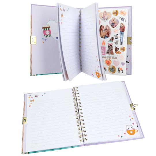 TOPModel Diary with Padlock & Bracelet
