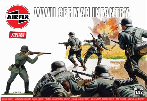 Airfix WW2 German Infantry 1:32 Scale Figures