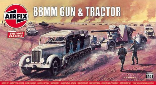 Airfix 88Mm Gun & Tractor 1:76 Scale