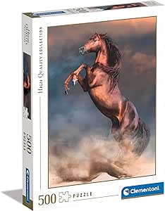 Clementoni HQ Wild Red Stallion 500 piece Jigsaw