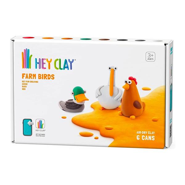 Hey Clay Farm Birds Set