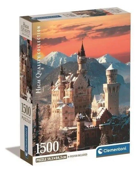 Clementoni Neuschwanstein Panorama 1500 Pce Jigsaw