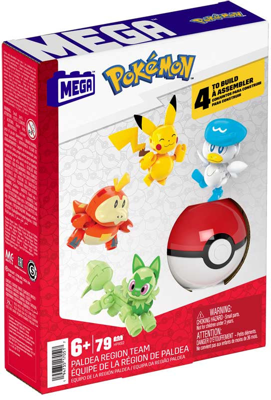 Pokemon Mega Construx Paldea Partners 5 Pack