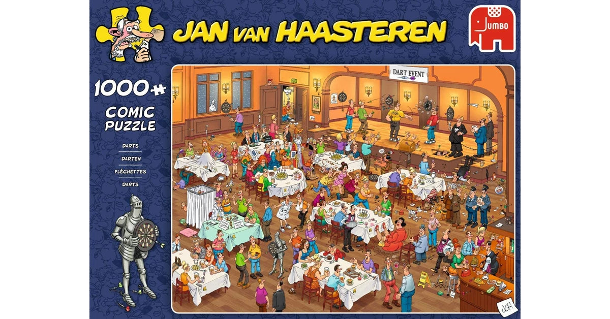 Jan Van Haasteren Darts 1000 Piece Jigsaw