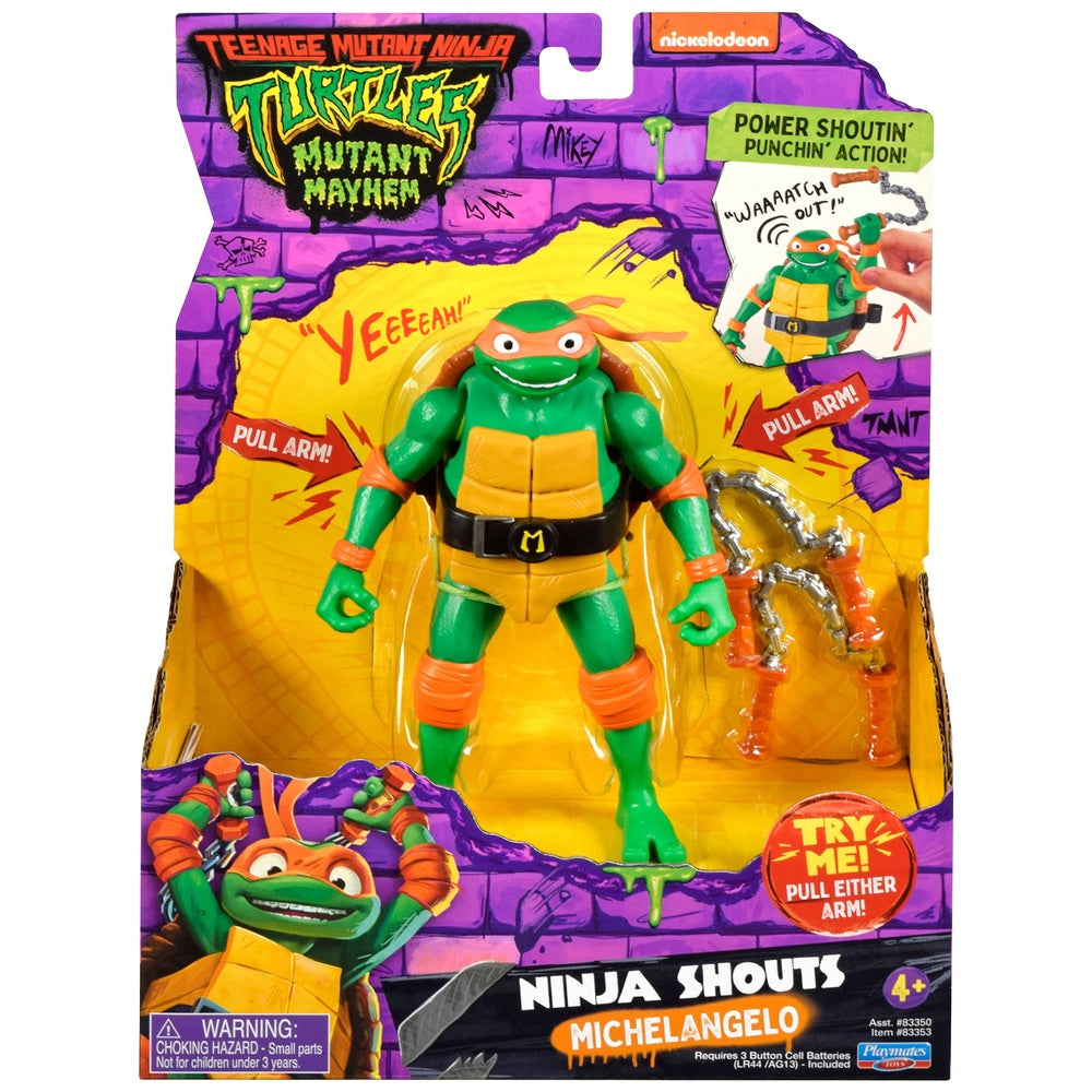 TMNT Mutant Mayhem Ninja Shouts Michaelangelo