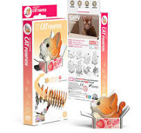 EUGY Cat - Pumpkin 3D Puzzle