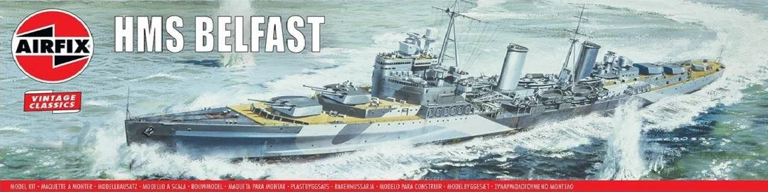 Airfix Hms Belfast 1:600 Scale Model Kit