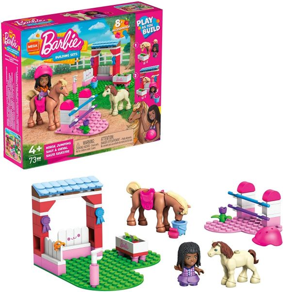 Barbie Mega Block Show Jumping