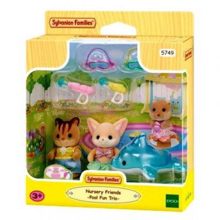 Sylvanian Nursery Friends -Pool Fun Trio