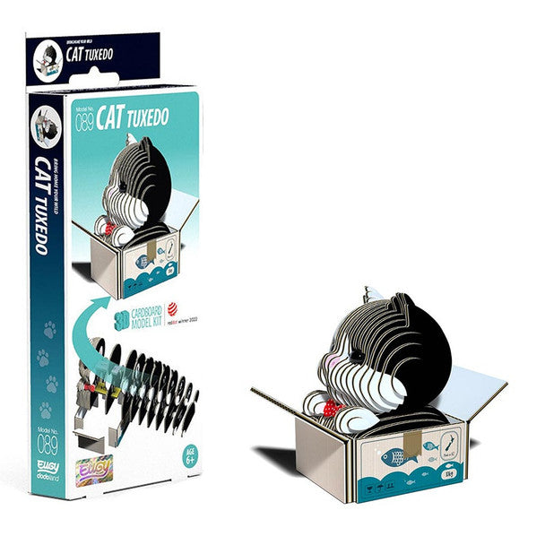 EUGY Cat - Tuxedo 3D Puzzle