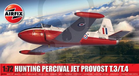 Airfix Hunting Percival Jet Provost T3 T4 1:72 Scale Model Kit