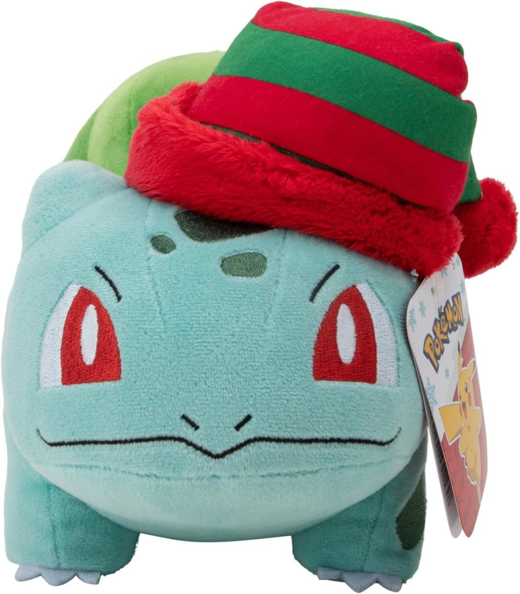 Pokemon 8" Bulbasaur With Striped Hat Plush
