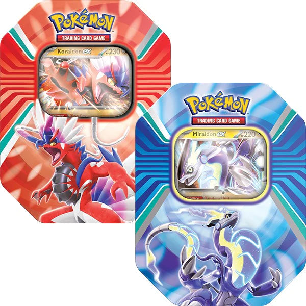 Pokemon TGC Paldea Legends Tin Koraidon / Miraidon