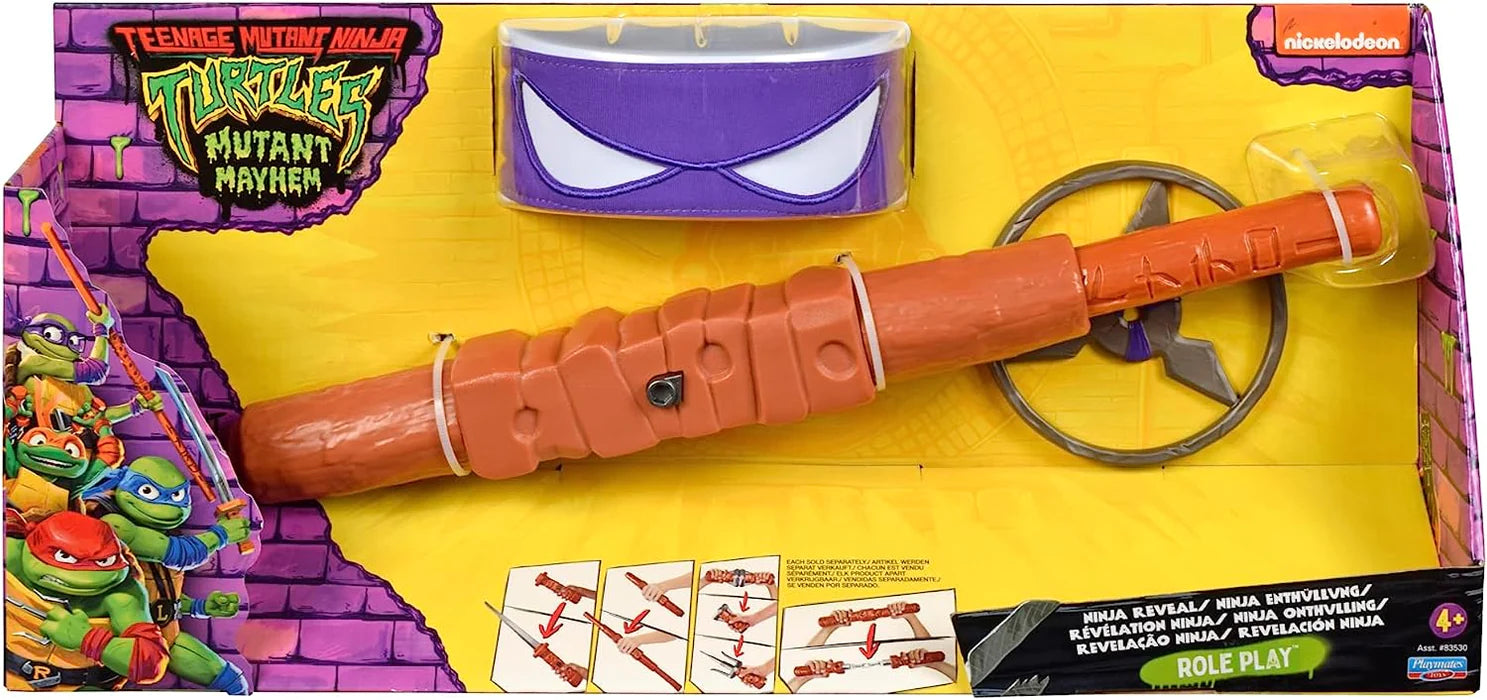 TMNT Mutant Mayhem - Donatello - Ninja Reveal Set