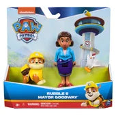 Paw Patrol Rubble Mayor Goodway and Chickaletta