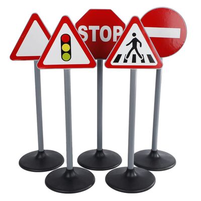 Kids Globe 5 Traffic Signs with Stickers
