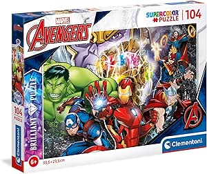 Clementoni Marvel Brilliant 104 piece Jigsaw