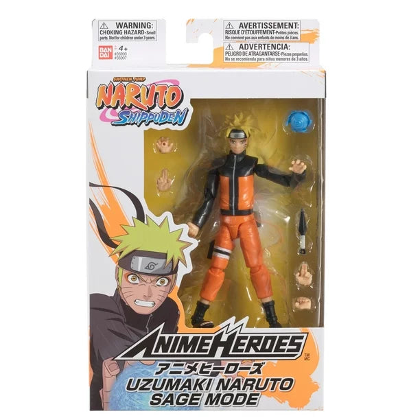 Anime Heroes Naruto Sage Mode 6.5" Action Figure