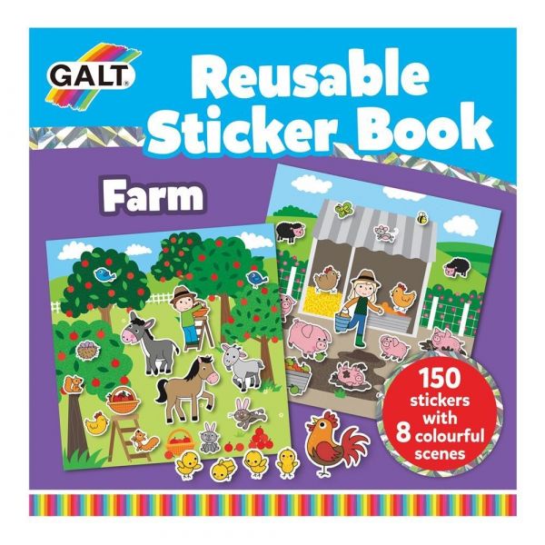 Galt Farm Reuseabal Sticker Book