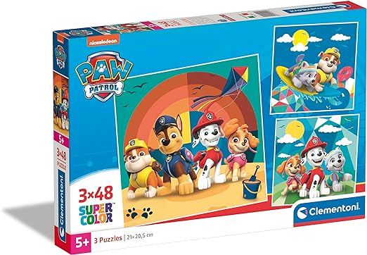 Clementoni Paw Patrol 3x48 Piece Jigsaw Puzzle