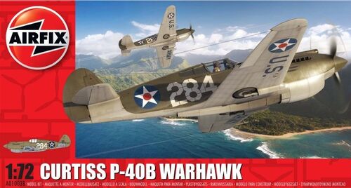 Airfix Cutliss P-40B Warhog 1:72 Scale