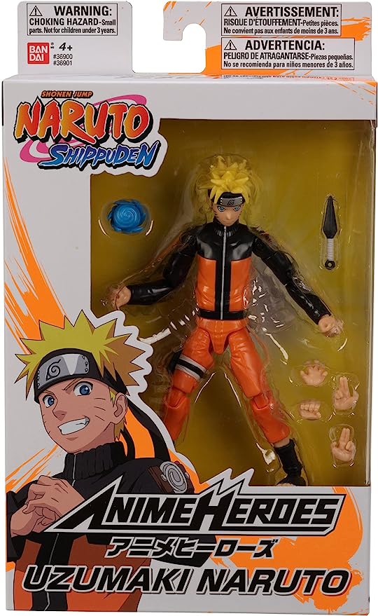 Anime Heroes Naruto Uzumaki 6.5" Action Figure