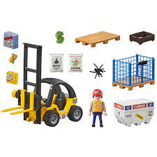Playmobil Forklift Truck With Cargo