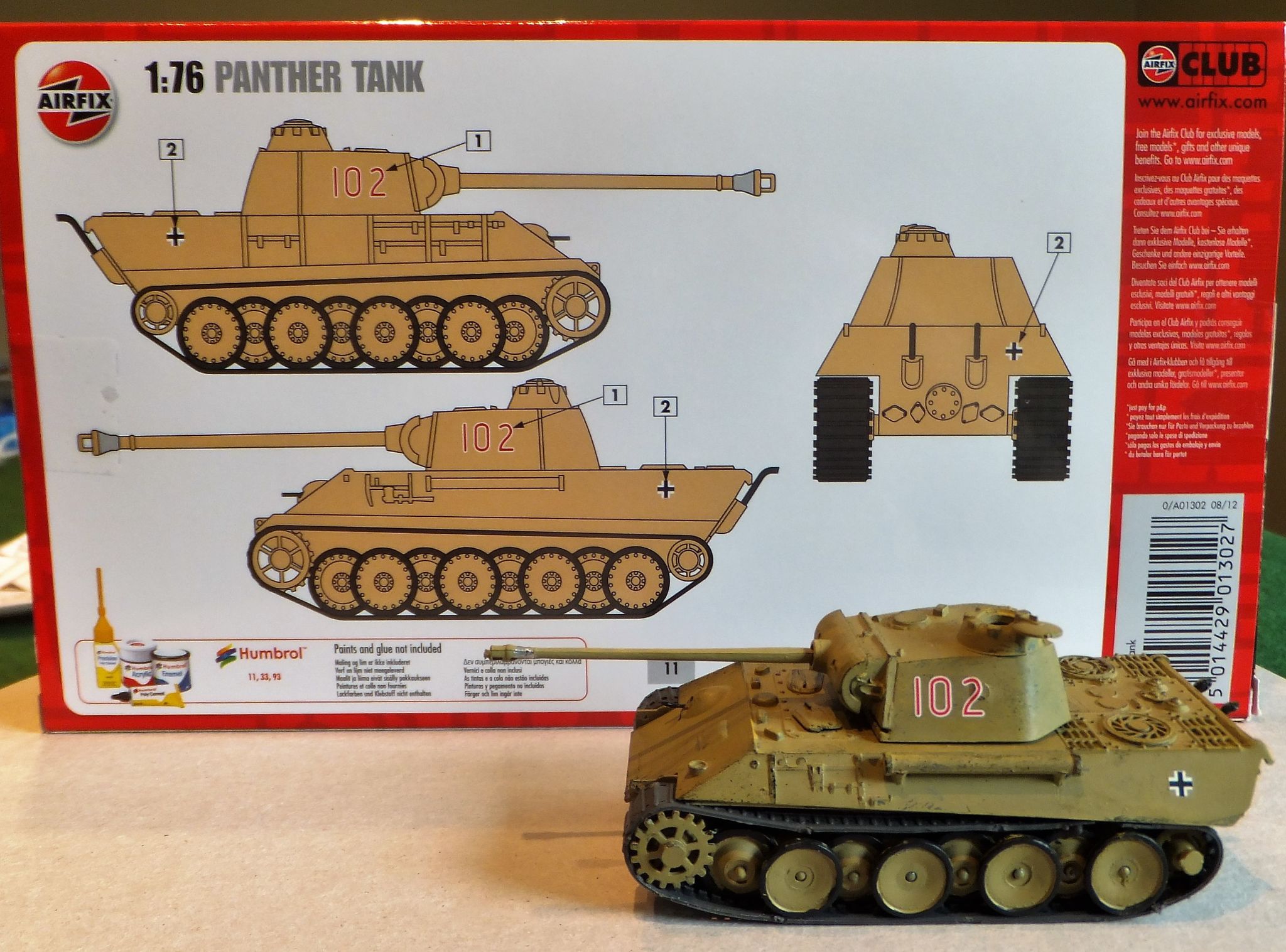 Airfix German Panther Tank 1:76