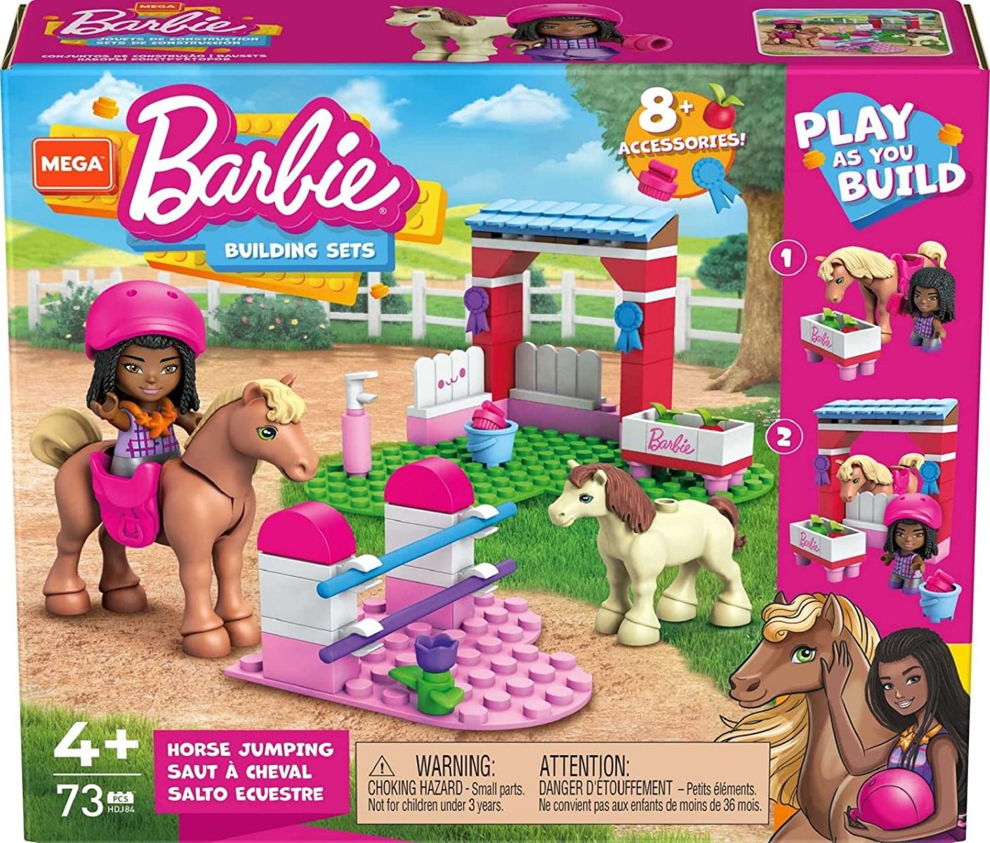 Barbie Mega Block Show Jumping