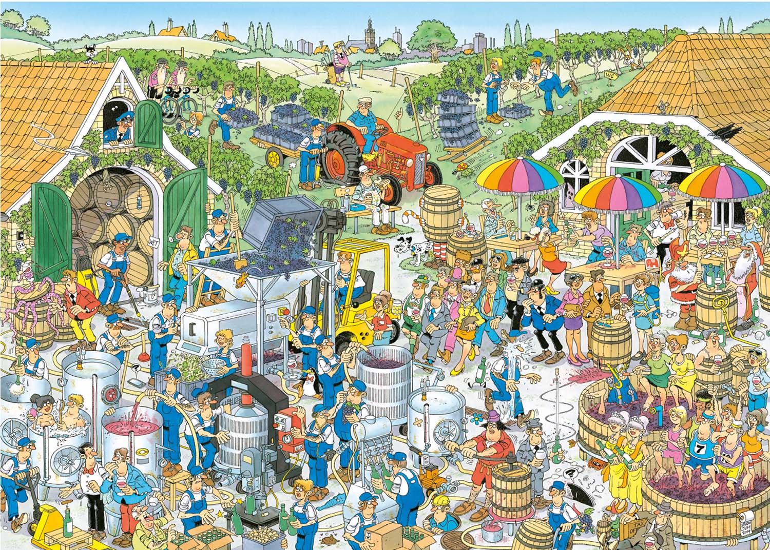 Jan Van Haasteren The Winery Jigsaw Puzzle