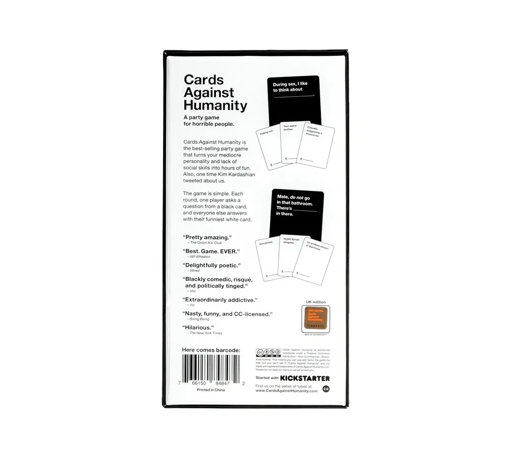 Cards Against Humanity Uk Edition (17+)