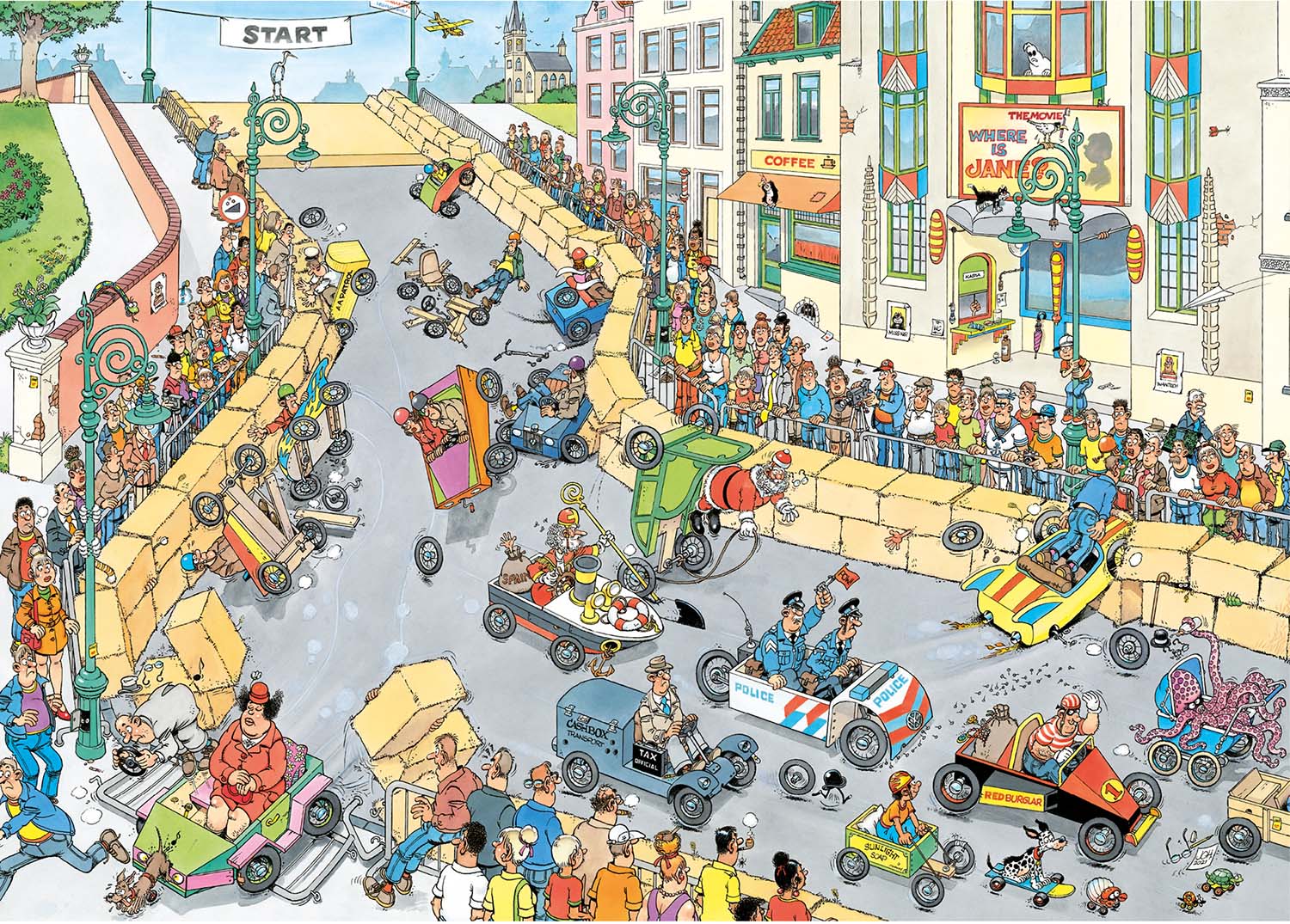 Jan Van Haasteren The Soapbox Race Jigsaw