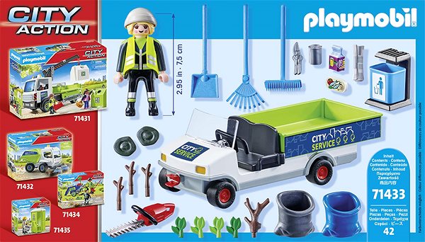 Playmobil City Action Street Cleaner E-Vehicle