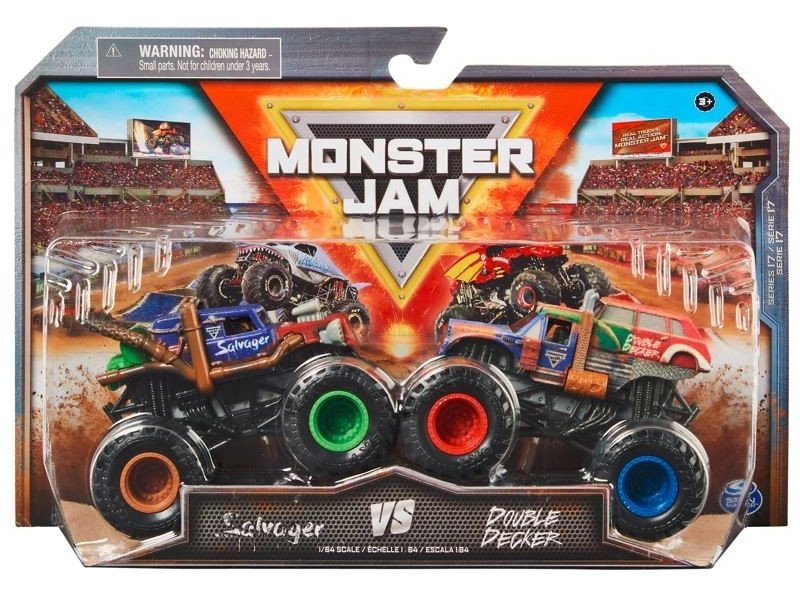 Monster Jam 1:64 2 Pack Assorted