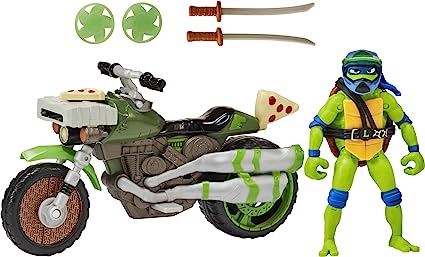 TMNT Mutant Mayhem Leonardos Ninja Kick Cycle