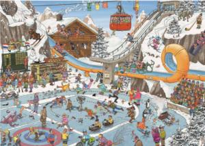 Jan Van Haasteren Winter Games Jigsaw Puzzle