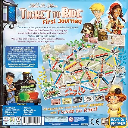 Ticket To Ride First Journey Europe
