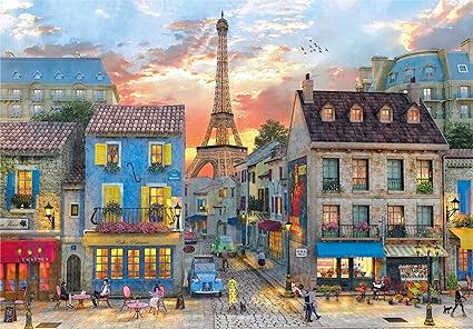 Clementoni Streets of Paris 1000 Piece Jigsaw