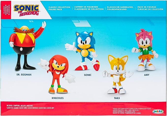 Sonic The Hedgehog Classic Figure 5 Pack