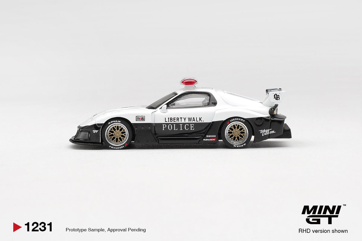 Mini GT Mazda RX-7 Super Silhouette Police 1:64