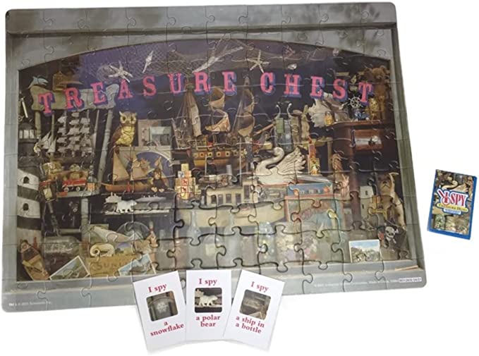 I Spy Treasure 100 piece Search & Find Jigsaw pzl