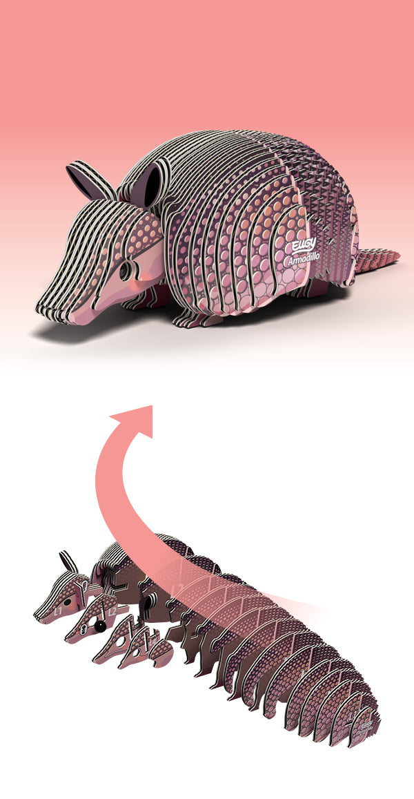 EUGY Armadillo 3D Puzzle