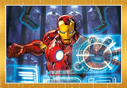 Marvel Avengers 4 in 1 Piece Jigsaw Puzzle
