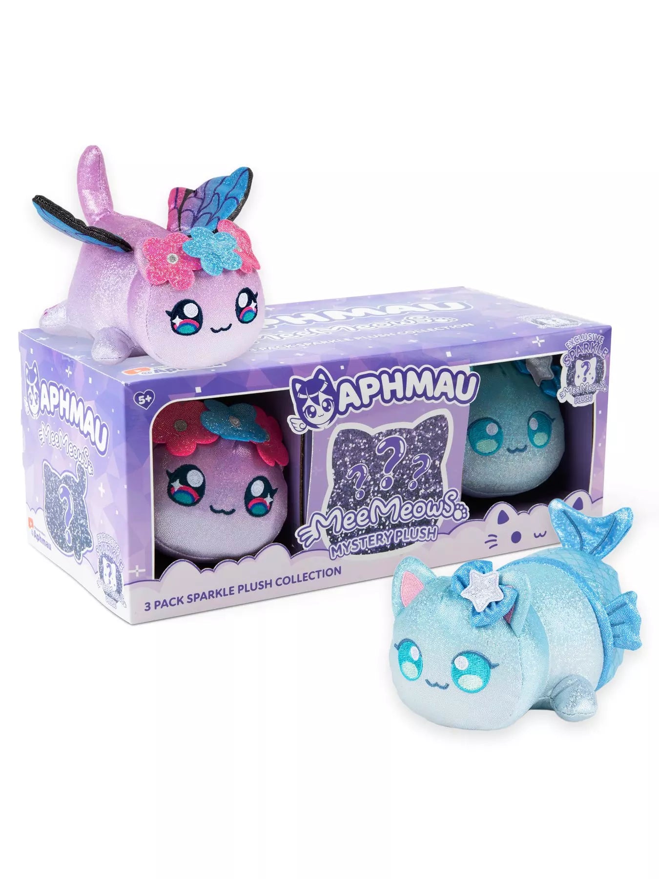 Aphmau MeeMeow 6" Plush Sparkle Plush Collection