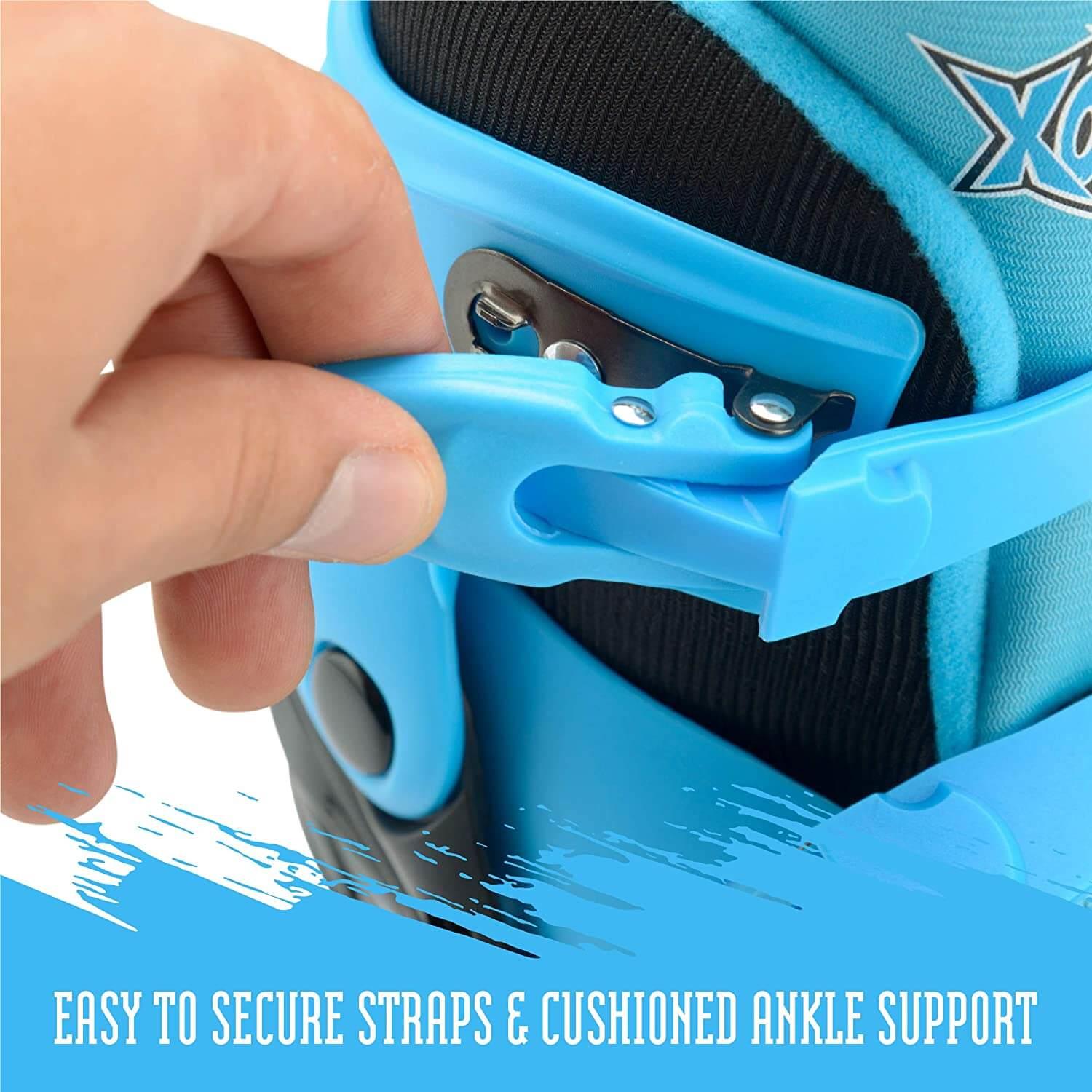 Xootz Quad Skates Blue 13-3 (32-35)