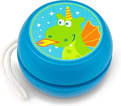 Wooden Yoyo Unicorn & Dragon Design
